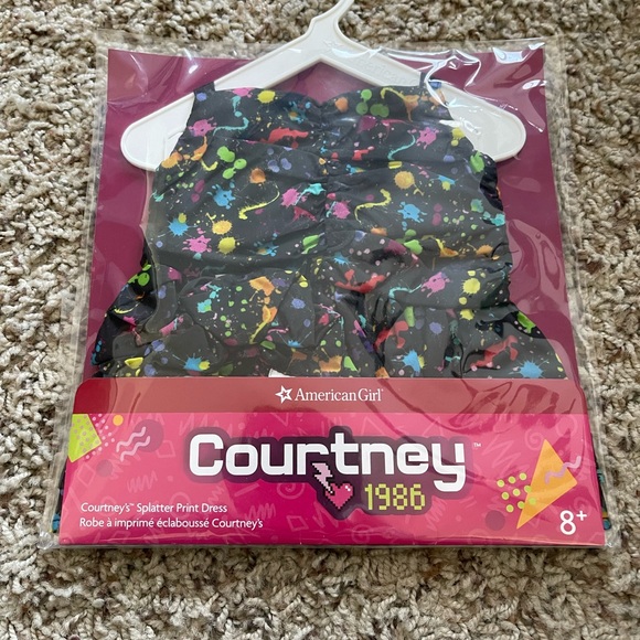American Girl Other - American Girl Courtney's Splatter Print Dress